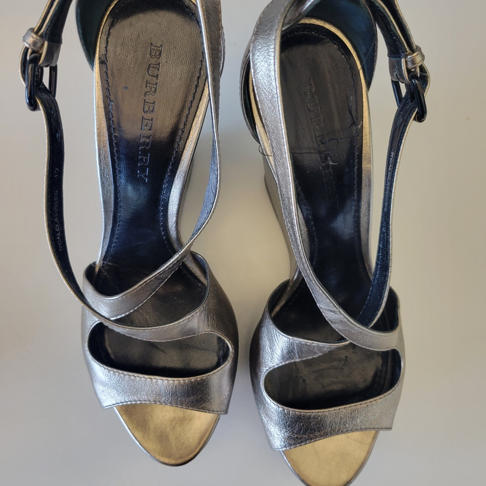 Burberry Women's Silver Sandals